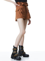 LAURINE PAPERBAG CARGO SHORTS_1