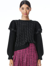 ROSI EMBELL RUFFLE CABLE SWEATER_1